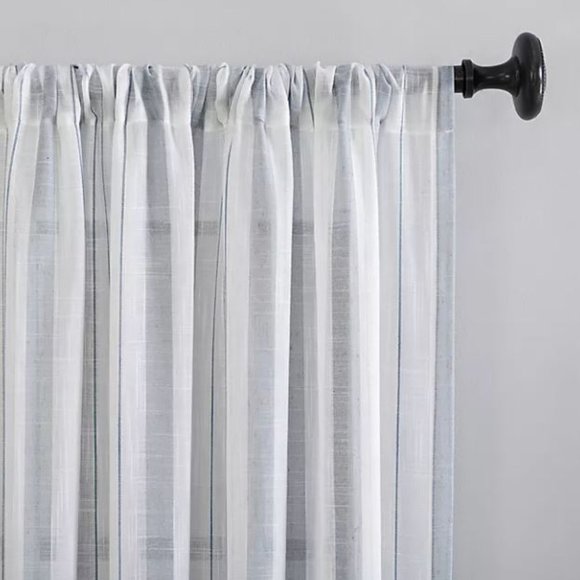 Clean Window® 84-Inch Window Curtain 1 Panel Blue - Picture 2 of 6